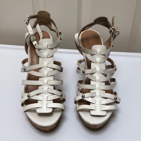 Guess Women Open Toe Cork Platform Shoes - Picture 4 of 8